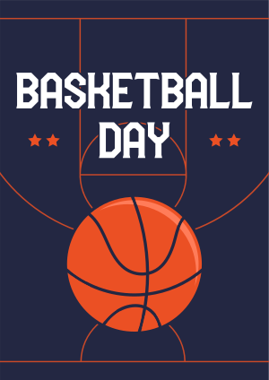 Sporty Basketball Day Flyer Image Preview