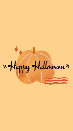 Happy Halloween Pumpkin Instagram story Image Preview