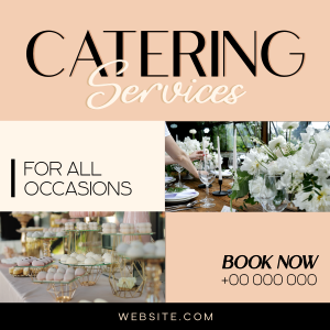 Elegant Catering Service Instagram post Image Preview