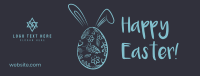 Egg Bunny Facebook cover Image Preview