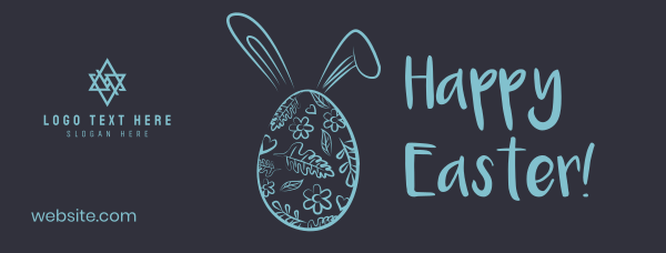 Egg Bunny Facebook Cover Design Image Preview