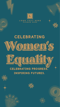 Women's Equality Abstract Instagram Story Preview