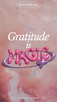 Metallic Magic Gratitude  TikTok video Image Preview