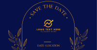 Save the Date Frame Facebook ad Image Preview