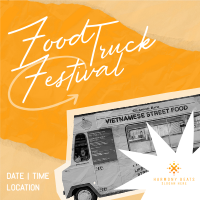 Food Truck Festival Instagram post Image Preview