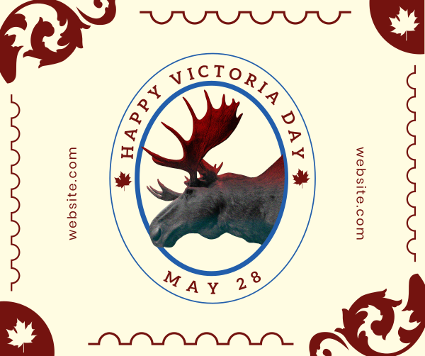 Moose Stamp Facebook Post Design Image Preview