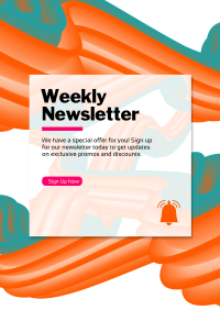 Our Weekly Newsletter Poster Image Preview