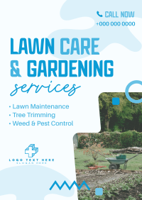 Lawn Care & Gardening Poster Image Preview