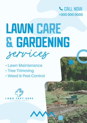 Lawn Care & Gardening Poster Image Preview