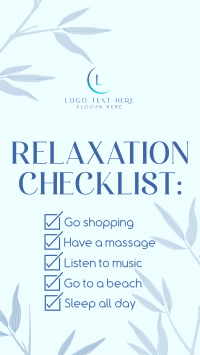 Nature Relaxation List Instagram Story Preview