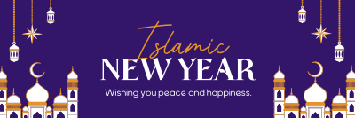 Islamic Celebration Twitter header (cover) Image Preview