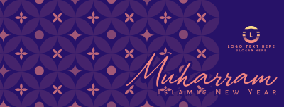 Monogram Muharram Facebook cover Image Preview