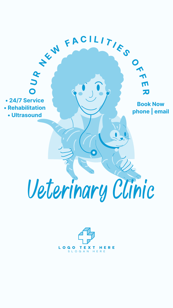 Veterinary Care Instagram Story Design Image Preview