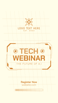 Tech Webinar Instagram story Image Preview