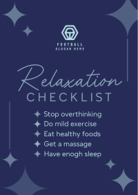 Healthy Checklist Poster Image Preview
