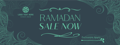 Ornamental Ramadan Sale Facebook cover Image Preview