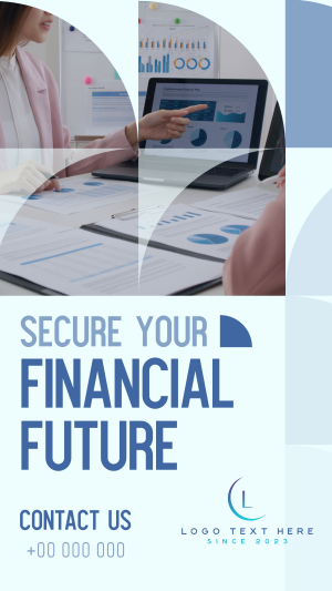 Financial Future Security Facebook story Image Preview