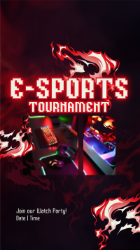 Gaming Tournament Stream TikTok video Image Preview