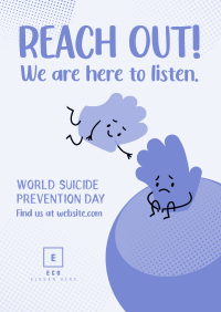 Reach Out Suicide prevention Flyer Image Preview