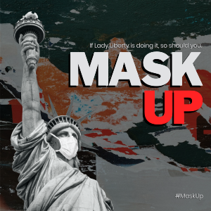 Lady Liberty Mask Instagram post Image Preview