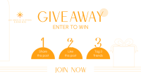 Simple Giveaway Instructions Facebook Ad Design