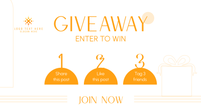 Simple Giveaway Instructions Facebook ad Image Preview