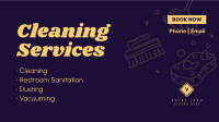 Professional Cleaning Service Facebook event cover Image Preview