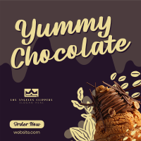 Chocolate Cupcake Instagram Post Design