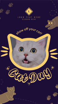 Show off your cat! Facebook Story Design