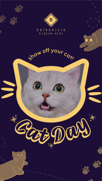 Show off your cat! Facebook story Image Preview