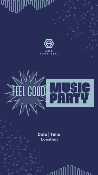 Feel Good Party Facebook Story Design