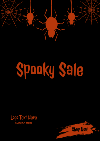 Spider Spooky Sale Poster Image Preview