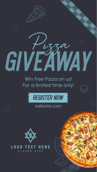 Pizza Giveaway Facebook Story Design