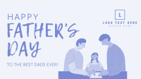 The Best Dads Ever Facebook Event Cover Design
