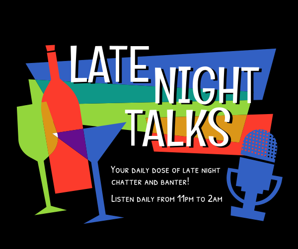 Late Night Talks Facebook Post Design Image Preview