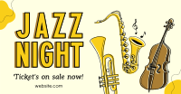 Modern Jazz Night Facebook Ad Design