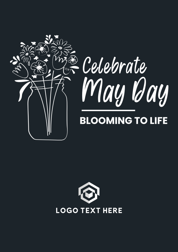 May Day Spring Poster Design