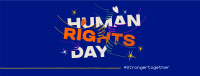 Human Rights Day Movement Facebook Cover Design