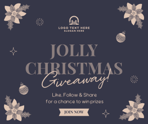 Jolly Christmas Giveaway Facebook post Image Preview