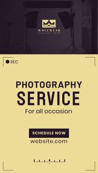 Studio Photo Service Instagram Story Design