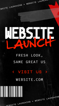 Urban Grunge Website Launch Instagram Reel Image Preview