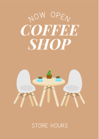 Coffee Shop is Open Flyer Image Preview