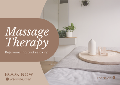 Rejuvenating Massage Postcard Image Preview