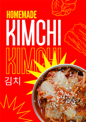 Homemade Kimchi Flyer Image Preview