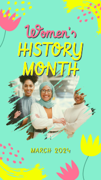 Women History Month Facebook story Image Preview