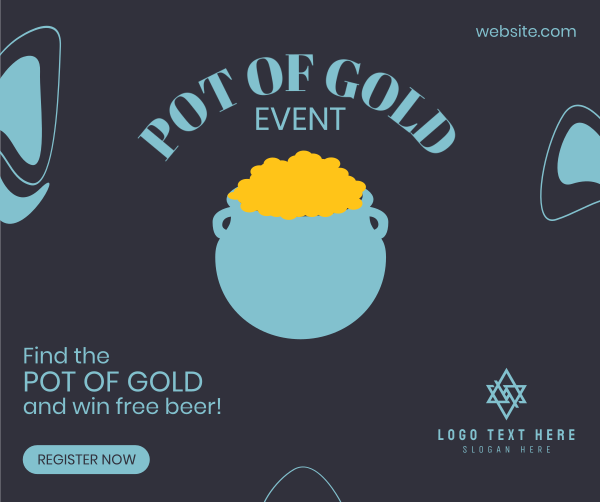 Pot of Gold Facebook Post Design Image Preview