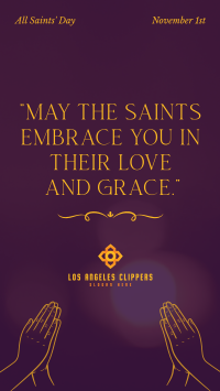 May Saints Hold You Facebook story Image Preview