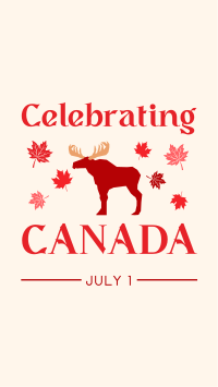 Celebrating Canada Instagram story Image Preview