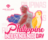 Retro Philippine Independence Day Facebook Post Design