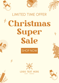 Quirky Christmas Sale Flyer Image Preview